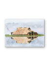 Seaver Barn, Cecil Ranch — Historic Colusa County Watercolor Original