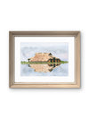 Seaver Barn, Cecil Ranch — Historic Colusa County Watercolor Art Print