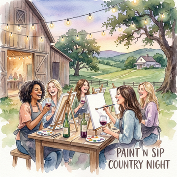 Sip N Paint — Beginner Painting Class