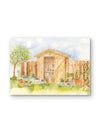 Garden Shed Watercolor Print by Claudia Buchanan