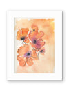 Orange Poppies — Happy Floral Watercolor Art Print