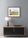 Sonoma County Barn & Vineyard — Wine Country Watercolor Art Print